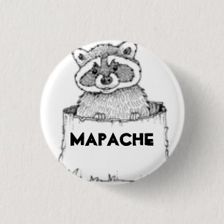 Mi Mapachito 1 Inch Round Button