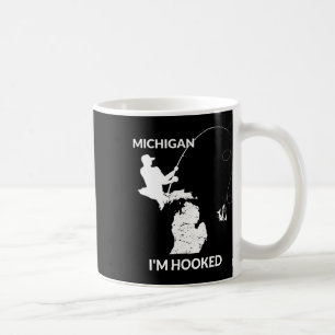 Mi Michigan Fishing Jersey Gift For Fishermen And Coffee Mug