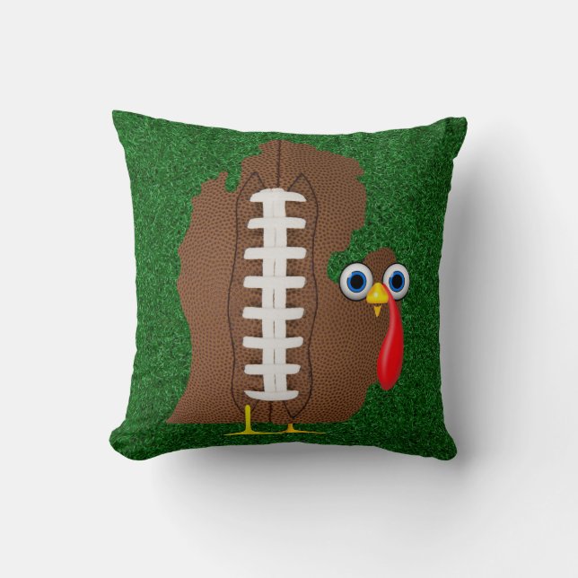 MI-Pillow Throw Pillow (Front)