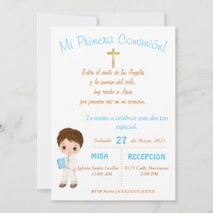 Mi Primera Comunion Invitation