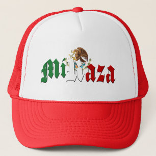MI RAZA Mexican Flag Trucker Hat