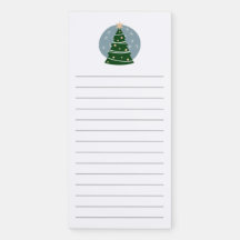 Mi-siècle Arbre de Noël moderne Bloc-notes magnéti