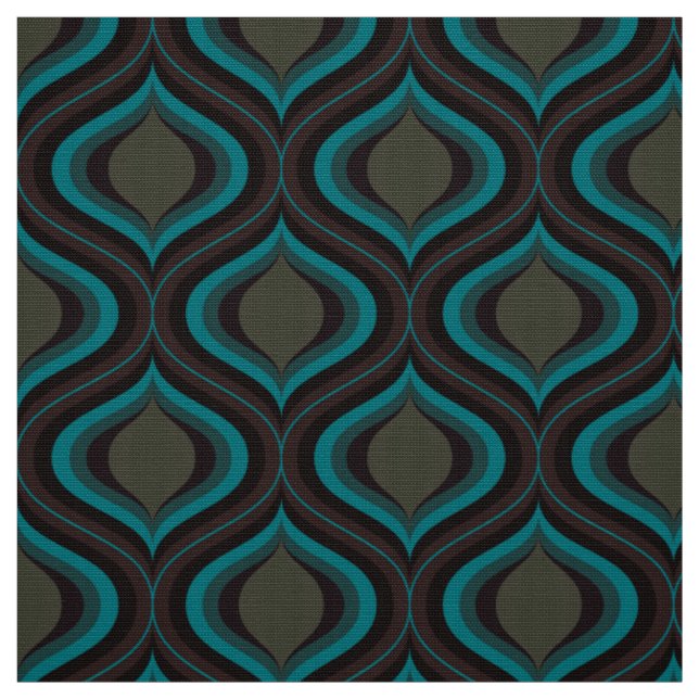 Mi-siècle Moderne 60s les années 70 tissu (Échantillon)