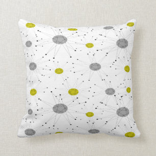 Mi-siècle moderne Inspiré Starburst Coussin II