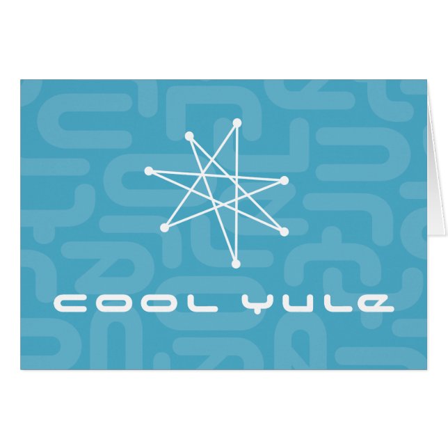 Mi-siècle moderne Noël atomique étoile de démarrag (Devant horizontal)