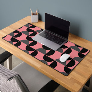 Mi-siècle moderne rose noir et gris
