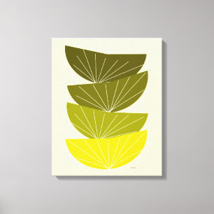 Mi-Siècle Moderne Toile Graines 3