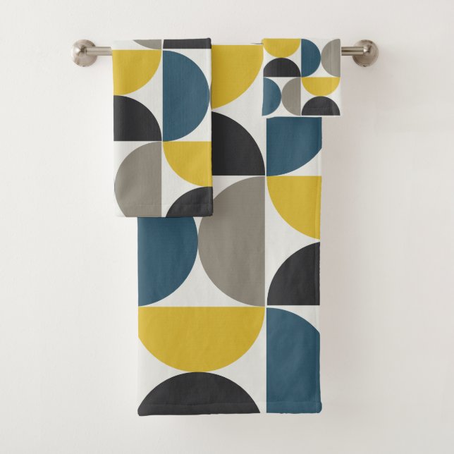 Mi-siècle moderne Turmer Gunmetal et bleu (En situation)