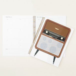 Mi-siècle Vintage Radio Retro Music Lover