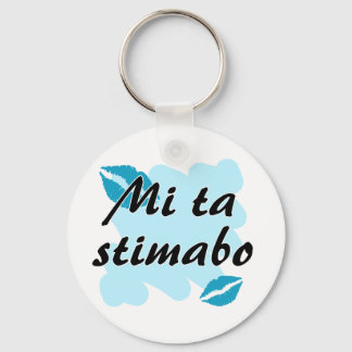 Mi ta stimabo - Papiamento I love you Keychain