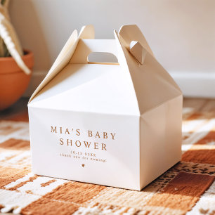 MIA Arched Boho Terracotta Baby Shower Favor Box