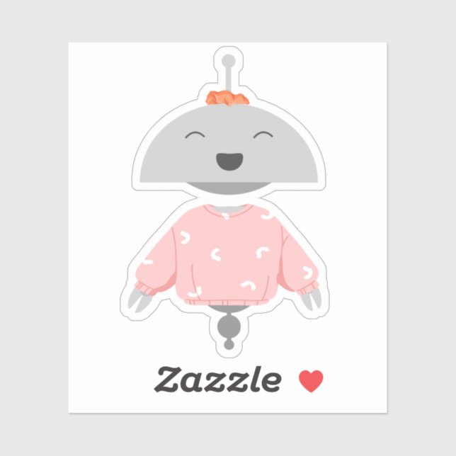 Mia avec Sticker Scrunchie (Feuille)