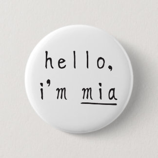 mia, boo & friends button