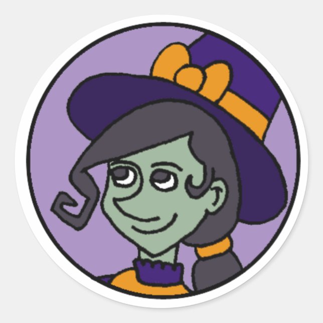 Mia Mini Circle Sticker (Front)