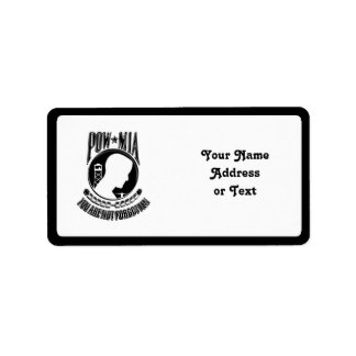 MIA / POW  ~ You Are Not Forgotten Label