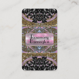 Mia Splashforze Elegant Pearl Business Card