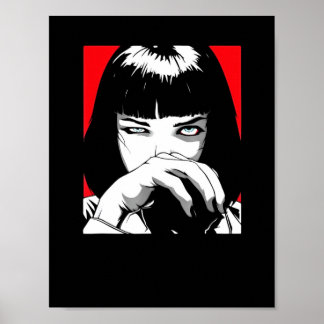Mia Wallaces Pulp Fictions Poster