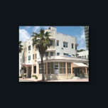 Miami Art Deco Canvas Print<br><div class="desc">Art Deco building in North Miami Beach,  Florida.</div>