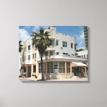 Miami Art Deco Canvas Print<br><div class="desc">Art Deco building in North Miami Beach,  Florida.</div>