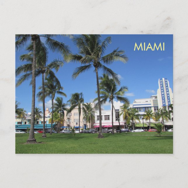 Miami Art Deco Postcard 5 (Front)