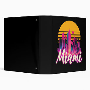 Miami at sunset binder