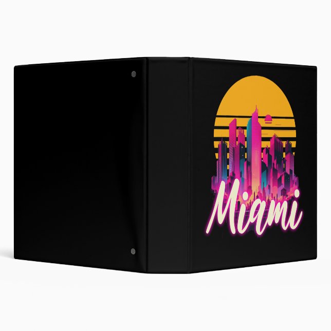 Miami at sunset binder (Background)