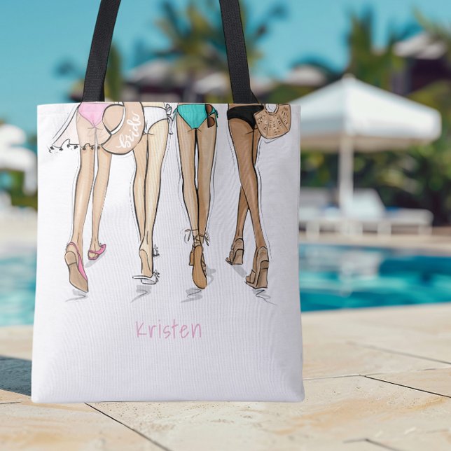 Miami Bachelorette Party Weekend Bikini Tote Bag (Creator Uploaded)