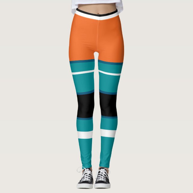 "MIAMI BEACH" - Activewear Leggings (Front)