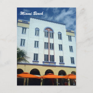 miami beach bldg postcard
