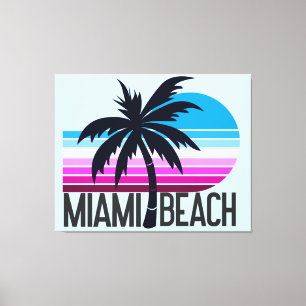 Miami Beach   Canvas Print