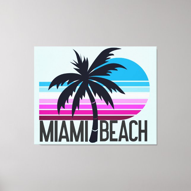 Miami Beach   Canvas Print (Front)