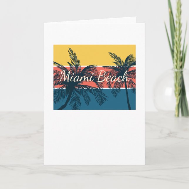Miami Beach Card (Front)