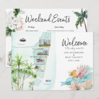 Miami Beach FL | Wedding Weekend Itinerary Map