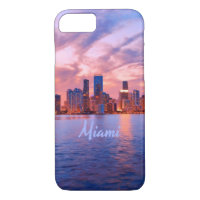 Miami Beach Florida City Skyline