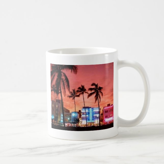 Miami Beach, Florida Coffee Mug (Right)