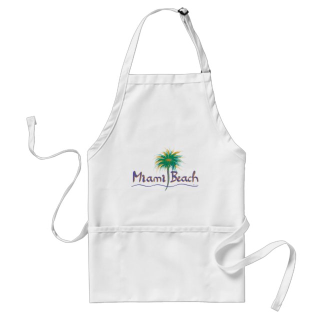Miami Beach, Florida Cool Standard Apron (Front)