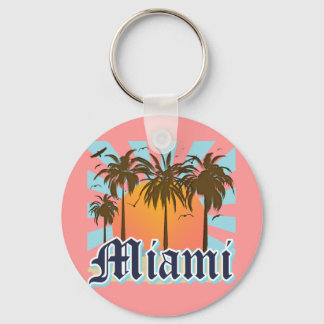 Miami Beach Florida FLA Keychain