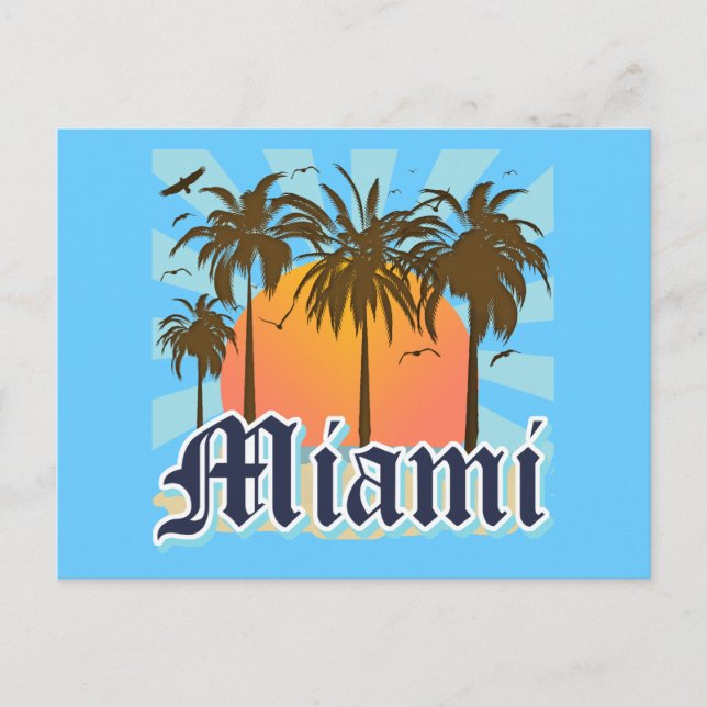 Miami Beach Florida FLA Postcard (Front)