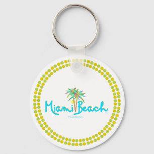 Miami Beach, Florida I Love You Key Chains