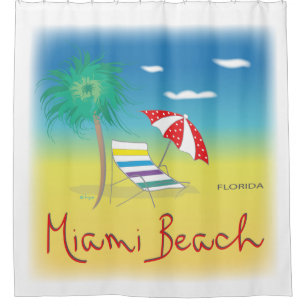 Miami Beach, Florida Illustration - Graphic Cool