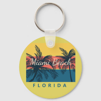 miami beach florida  keychain