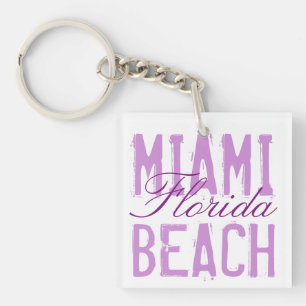 Miami Beach Florida Keychain