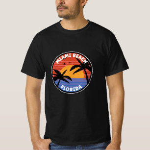 Miami Beach Florida Sunset Paradise T-Shirt
