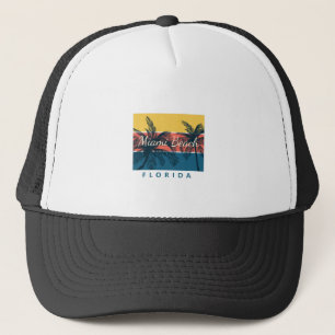 Miami Beach Florida Trucker Hat