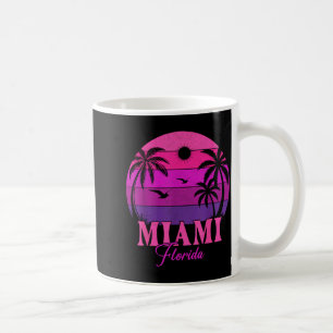 Miami Beach Florida Vintage Sunset Summer Vibes Coffee Mug