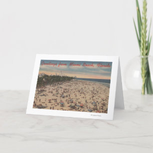Miami Beach, FloridaGreetings FromMiami, FL Card