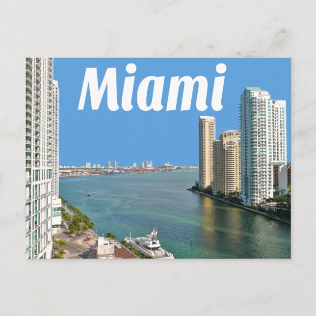 Miami Beach, Floride, Carte postale des États-Unis (Devant)