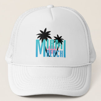 Miami Beach, Floride Logo Palm Cool Casquette régl