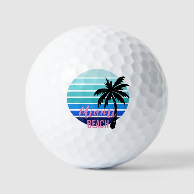 Miami Beach  Golf Balls (Front)