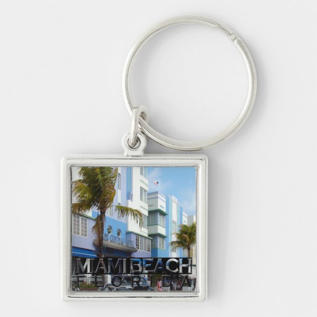 Miami Beach Keychain (Front)